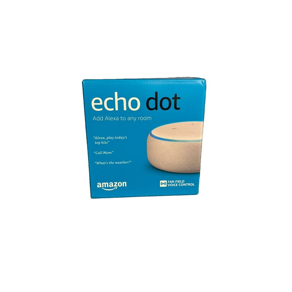 Amazon Echo Dot (3rd Generation) Smart Speaker with Alexa - Sandstone - SEALED